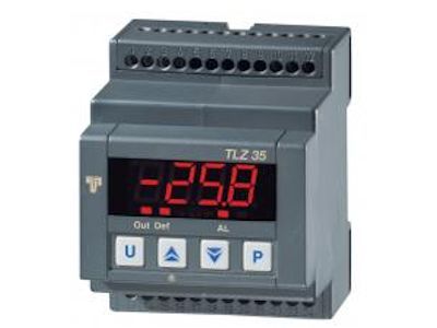 TLZ35 DIN rail mount digital thermostat with defrost - Ascon Tecnologic
