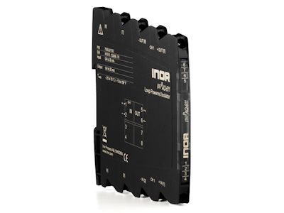 IsoPAQ-611 1-channel loop powered isolator for separation of 0(4)-20 mA signals - Inor