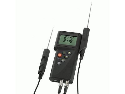 P755 multi-function instrument for temperature-humidity-airflow-pressure - Dostmann