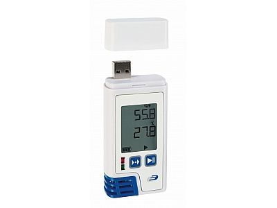 LOG 210 PDF- data logger with display for temperature and humidity - Dostmann