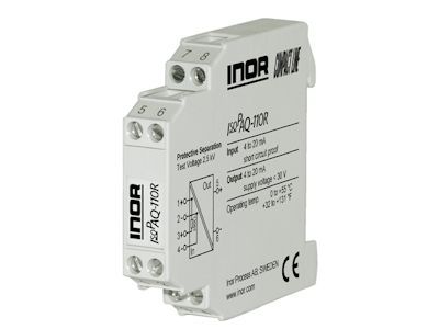 IsoPAQ-110R - Transmitter repeater voor voeding en isolatie van 2-draads transmitters - Inor