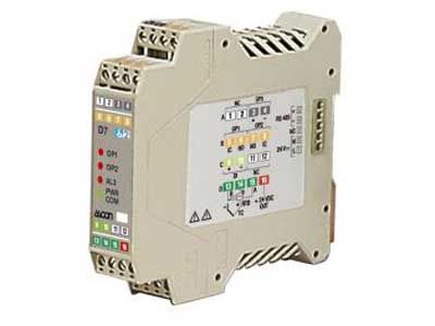 D7 - DIN rail mount data acqusition, insulation, transmitter module with alarms - Ascon Tecnologic