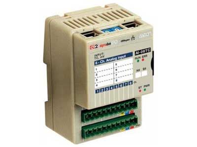 AI-08TC - 8 thermocouple inputs CANopen or Modbus-RTU module - Ascon Tecnologic