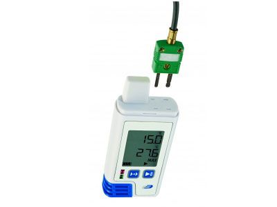 LOG210 TC PDF- datalogger with display for temperature and humidity internal and twice externally - Dostmann